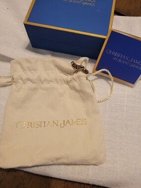 Christian James by Scott Grimes 18K Gold Clad Pave Stack Ring